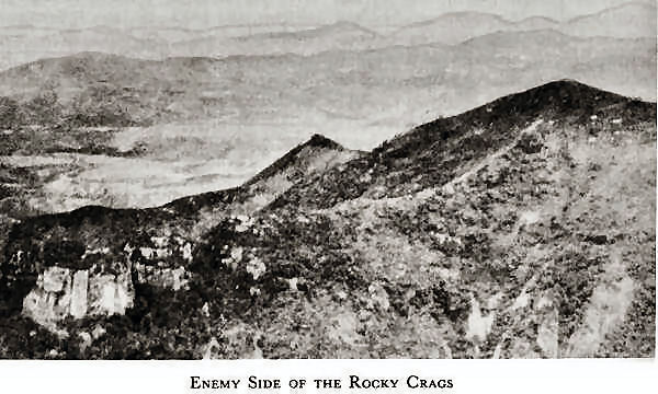 Enemy Side of the Rocky Crags
